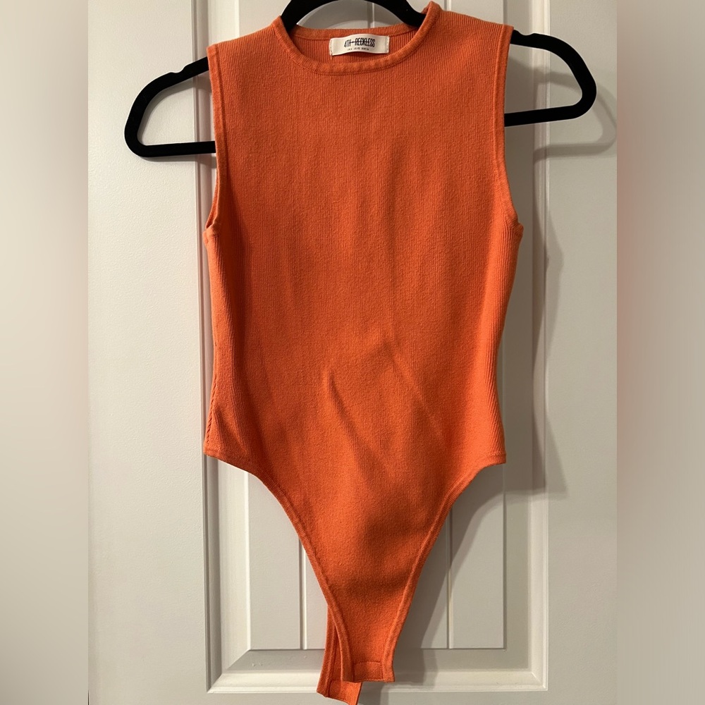 4th Reckless women’s Orange bodysuits size XSmall top